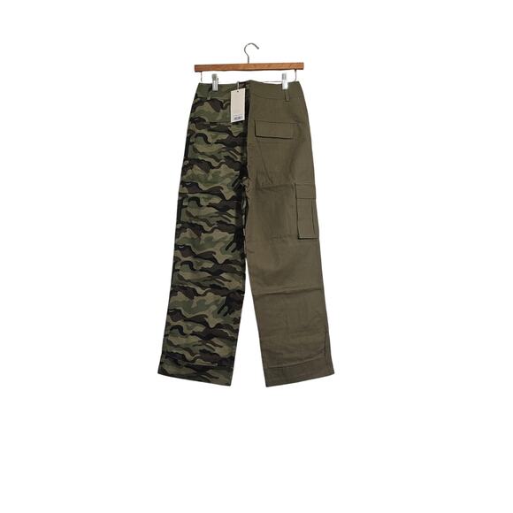 Split-style leg cargo type pants - Picture 5 of 8
